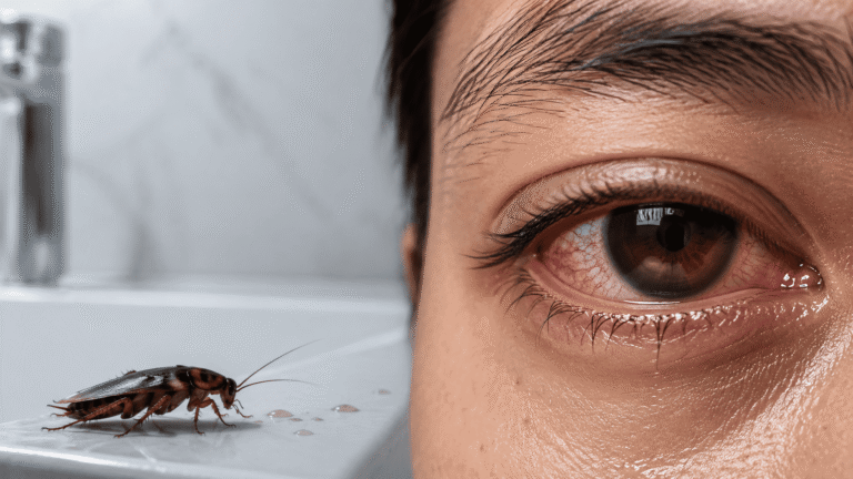 Fakta atau Mitos? Bahaya Urin Kecoa bagi Kesehatan Mata